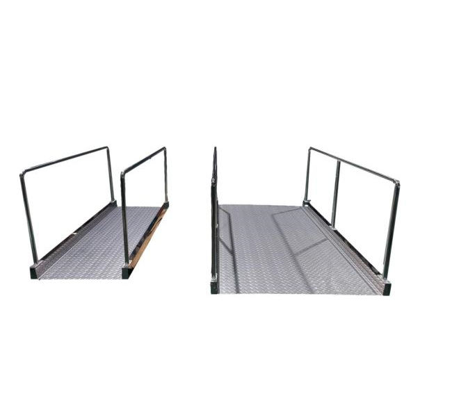 STAINLESS STEEL BRIDGE WITH HANDLES - EASY AND CONVENIENT TO INSTALL